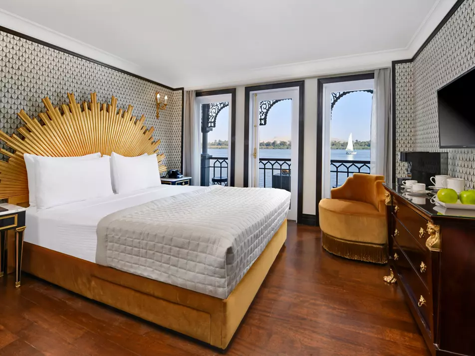 Cabin aboard the Mövenpick SS Misr Nile cruise